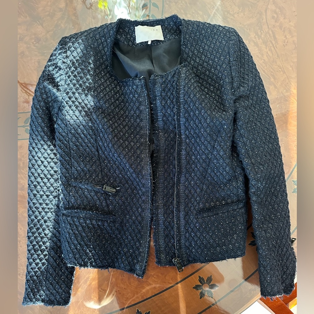IRO metallic tweed jacket. Perfect condition. Like new.